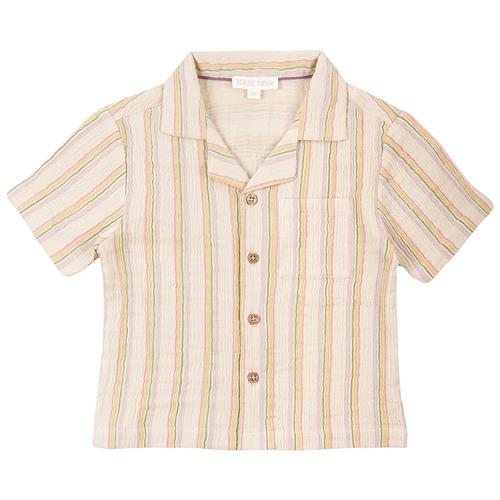 Louise Misha Alov Stribet Skjorte Multi Rainbow Line 18 months  Beige  18 måneder  mand