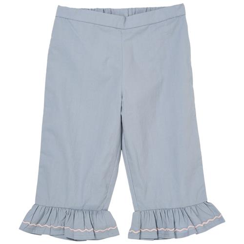 Copenhagen Colors Poplin Capri-bukser Dusty Blue 104cm  Blå  104 cm  kvinde