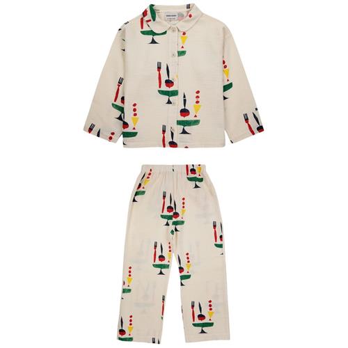 Bobo Choses The Feast Skjorte Og Bukser-sæt Naturhvid 8-9 Y  Creme  8-9 år  Unisex