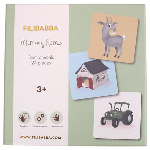 Filibabba Hukommelsesspil Farm Animals 3-6 Y