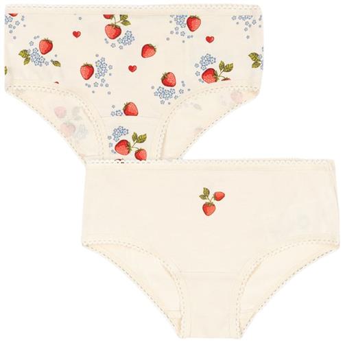 Konges Sløjd GOTS Basic 2-Pack Undertøj Marmalade Mix 2 Y  Creme  2 år  kvinde