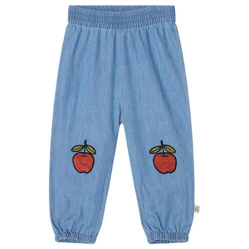 Buddy & Hope GOTS Viggo Joggingbukser Med Æbler Blå 62/68 cm  Blå  62/68 cm  Unisex