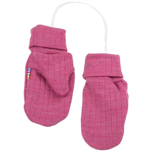 Joha Pink uldstrikkede vanter 70/80 cm  Lyserød  70/80 cm  Unisex