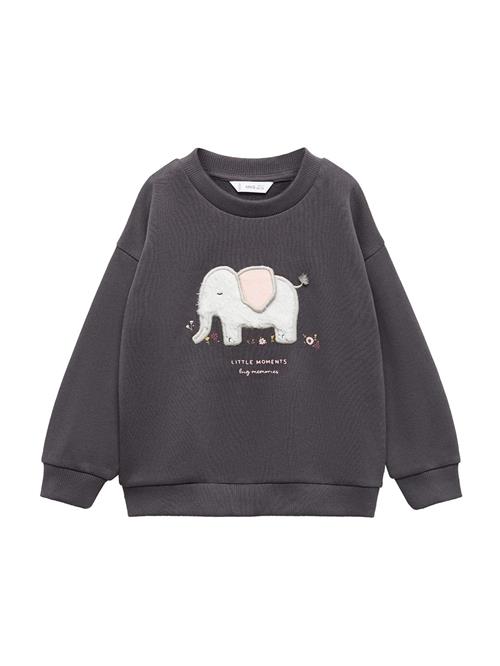 MANGO KIDS Sweatshirt 'Dumbi'  gul / antracit / lyserød / hvid