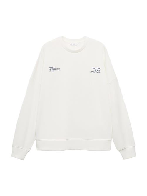MANGO TEEN Sweatshirt 'THINK'  marin / offwhite