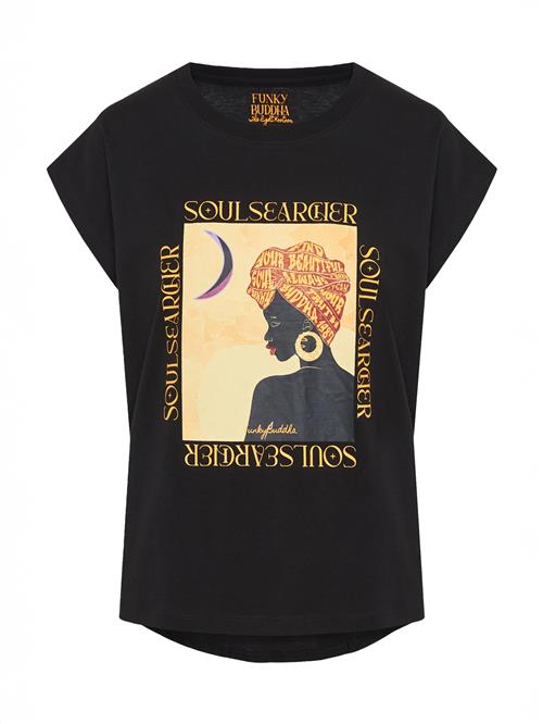 Funky Buddha Shirts  blandingsfarvet / sort