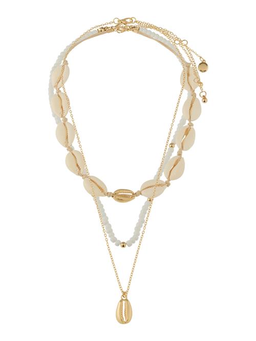 STEVE MADDEN Kæde  beige / guld / hvid