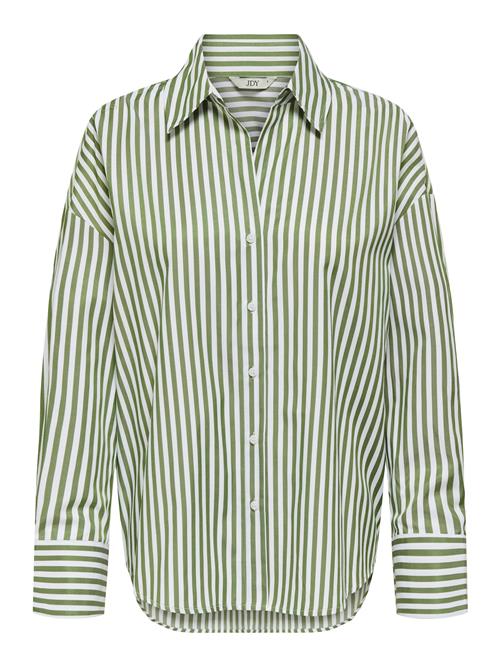 JDY Bluse 'JDYVesper'  grøn / hvid