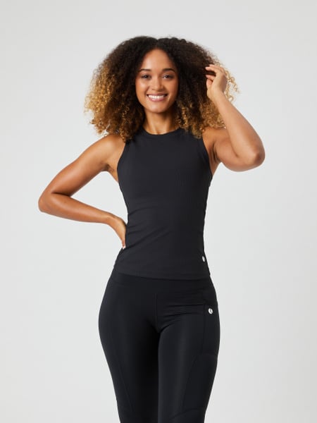 Björn Borg Ace Pocket Ribbed Tank Top Sort, M