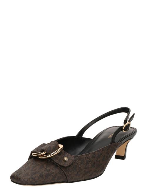 MICHAEL Michael Kors Slingpumps 'JADEN'  brun / sort
