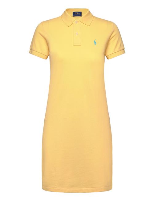 Cotton Mesh Polo Dress Polo Ralph Lauren Yellow