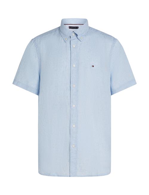 Pigment Dyed Linen Rf Shirt S/S Tommy Hilfiger Blue