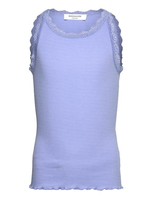 Rkbalta Sl Tank Top W/Lace Rosemunde Kids Blue