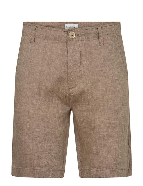 Bs Peppon Regular Fit Shorts Bruun & Stengade Brown