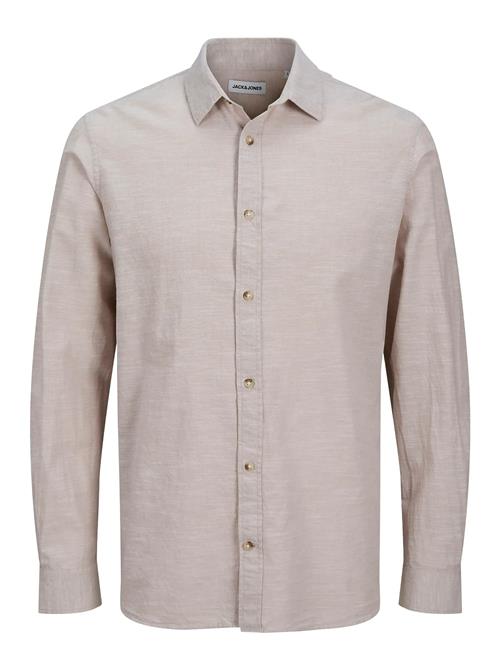 Jack & Jones Jjesummer Shirt Ls Sn Jack & J S Beige