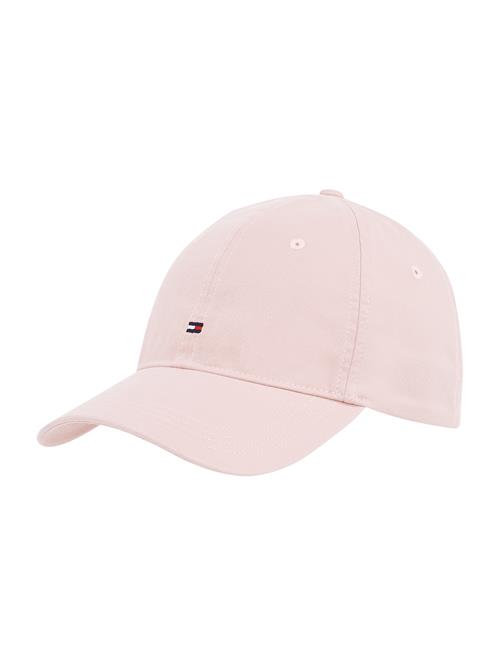 TOMMY HILFIGER Hætte 'ESSENTIAL'  navy / lyserød / rød / hvid