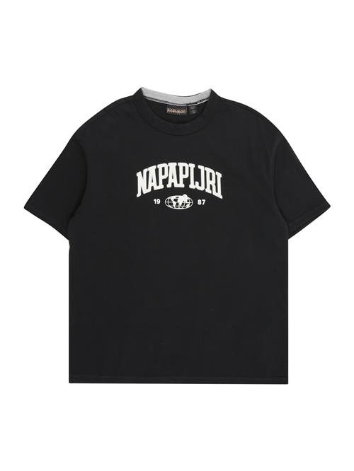NAPAPIJRI Shirts 'K S-INOT'  sort / hvid