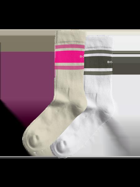 Björn Borg Core Crew Socks 2-pack Hvid, 41-45