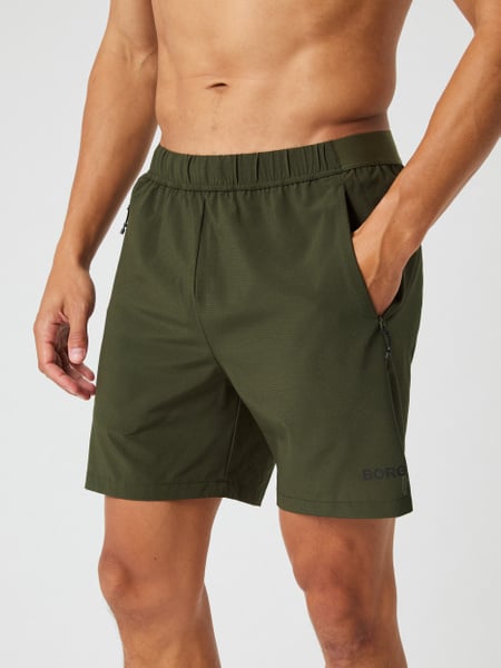 Björn Borg Borg Zip 7 Inch Shorts Grøn, L