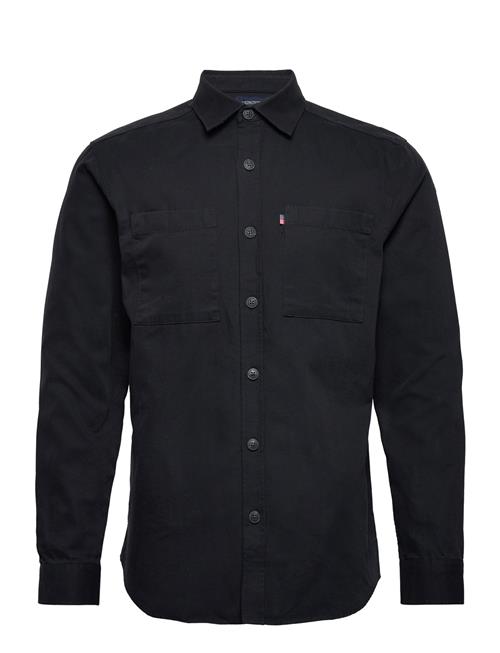 Ralph Organic Cotton Canvas Shirt Lexington Clothing Black