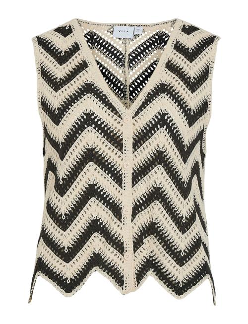 Viserilda V-Neck S/L Vest/Bfs Vila Cream