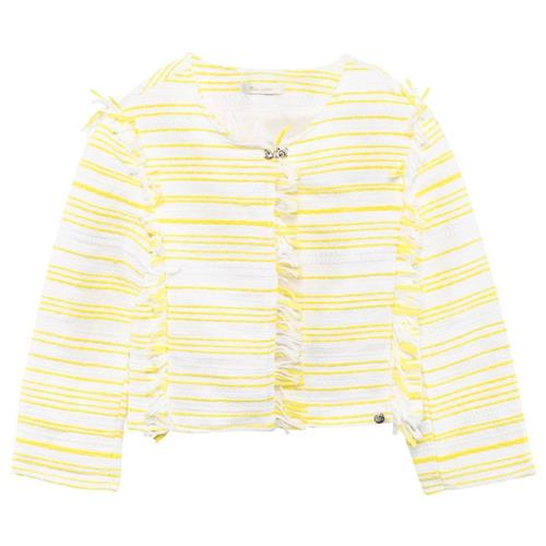 Miss Grant Vævet Jakke Gul 116/122 cm  Gul  116/122 cm  kvinde