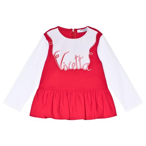 Vivetta Embroidered Peplum Top 4 Y    4 år  kvinde