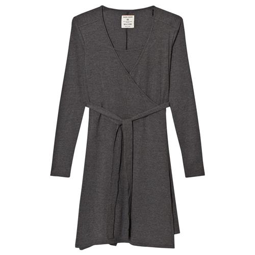 Mom2moM Wrap Dress Grey Melange XS    XS  kvinde