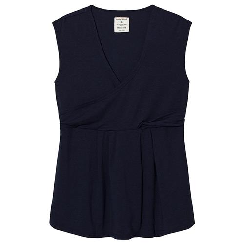 Mom2moM Glow Ventetop Navyblå L    L  kvinde