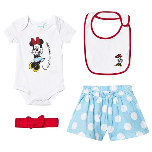 Disney Minnie Mouse Minnie Set Gift Set Layette Baby White 9 Months    9 måneder  kvinde