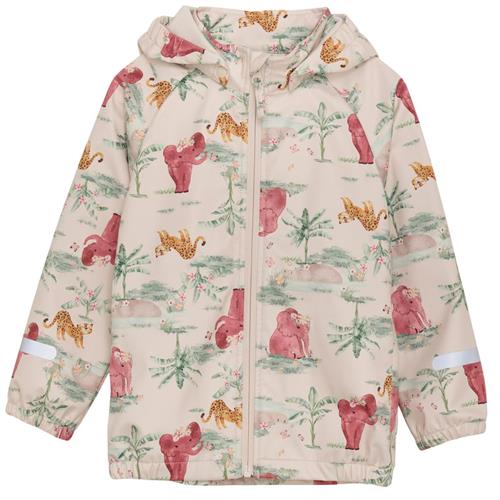 Celavi Mønstret Softshell Jakke Brandied Apricot 110 cm  Creme  110 cm  Unisex