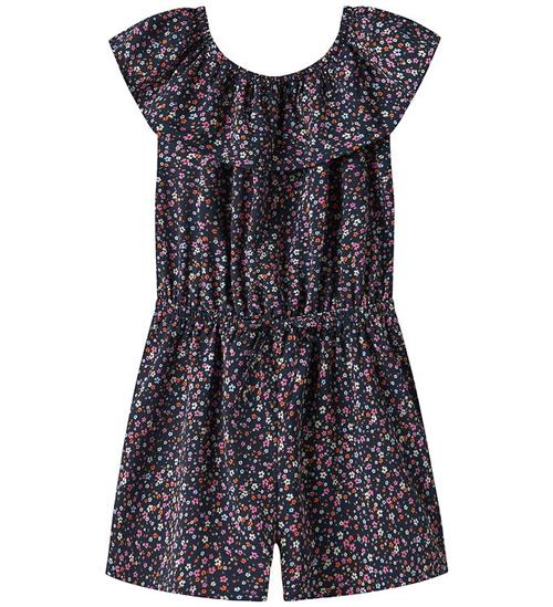 Name It Buksedragt - NmfVinaya - Navy Blazer/Color Flower