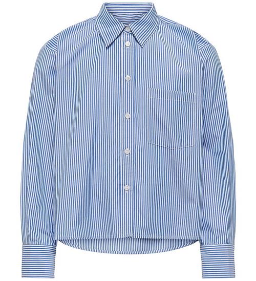 Kids Only Skjorte - KogEma - Bright White/Mazarine Blue