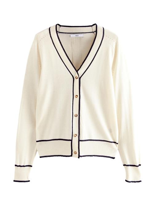 Next Cardigan  lysebeige / sort