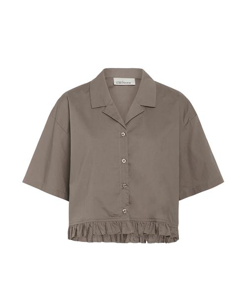 KAREN BY SIMONSEN Bluse 'Annabelle'  mørkebeige