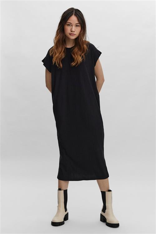 Phoenixy Cap Sleeve Calf Dress - Black - XL - AWARE
