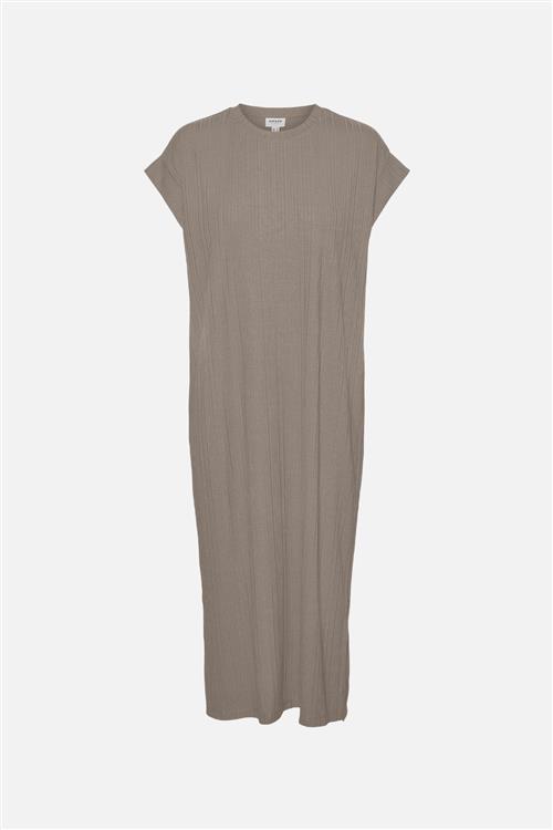 Phoenixy Cap Sleeve Calf Dress - Moon Rock - M - AWARE
