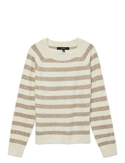 Vmdoffy Ls O-Neck Blouse Ga Noos Vero Moda Cream