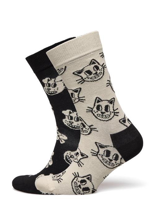 2-Pack Pets Socks Gift Set Happy Socks Black