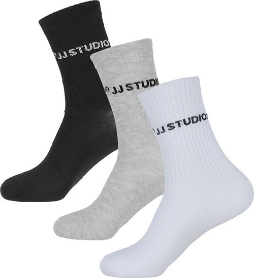 Jack & Jones Strømper - JacSoho - 3-Pak - Black/White - Light Gr