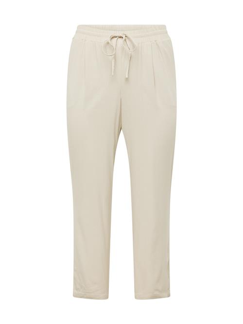 Vero Moda Curve Bukser med lægfolder 'VMJESMILO'  lysebeige