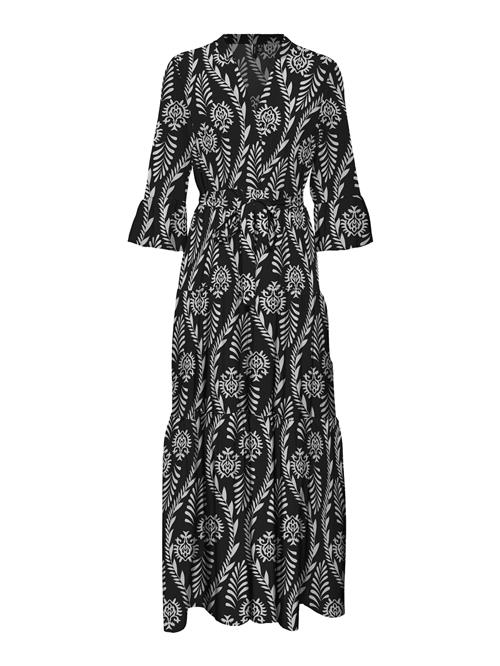 VERO MODA Blusekjole 'Zera'  sort / hvid