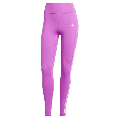 ADIDAS PERFORMANCE Sportsbukser 'Optime'  neonlilla / hvid