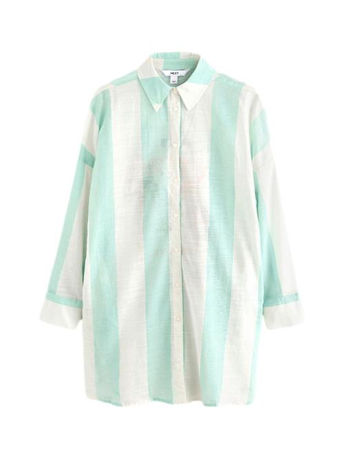Next Strandkjole  beige / pastelgrøn / rød / hvid