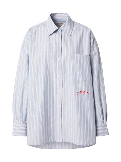 SCOTCH & SODA Bluse  lyseblå / lilla / rød