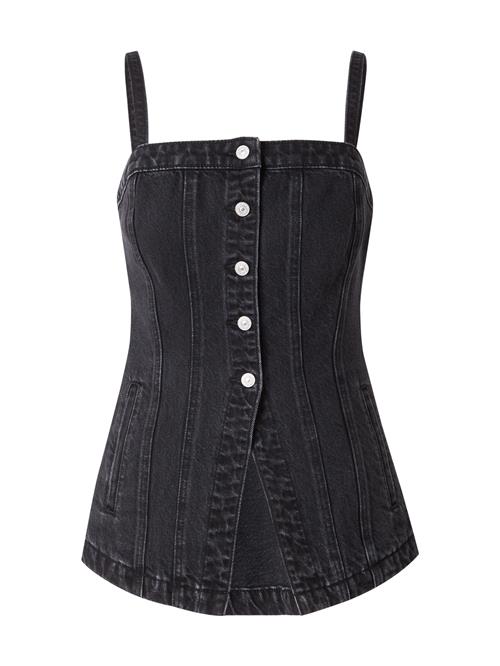 LEVI'S ® Overdel 'Tailored Bustier'  black denim