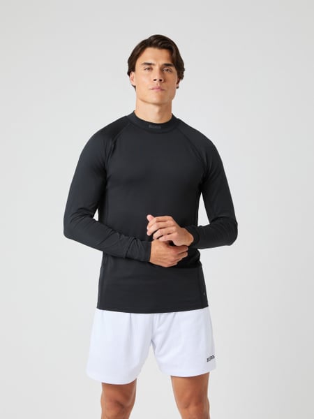 Björn Borg Borg Mock Neck Ls T-shirt Sort, S
