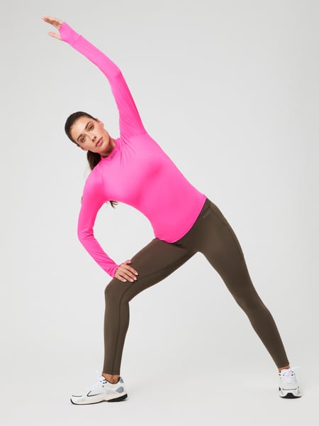 Björn Borg Borg Performance Brushed Mockneck Pink, L