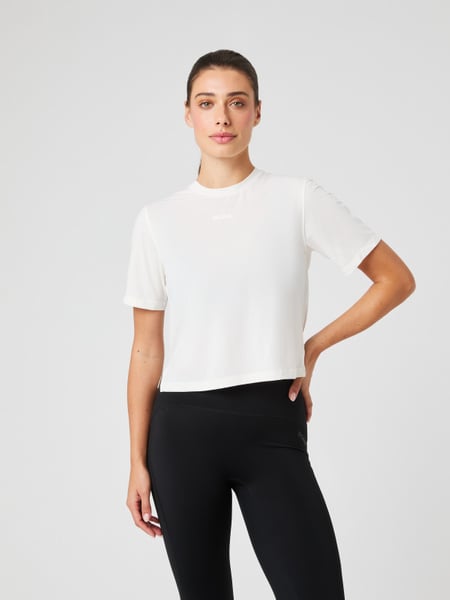 Björn Borg Borg Cropped T-shirt Hvid, XS