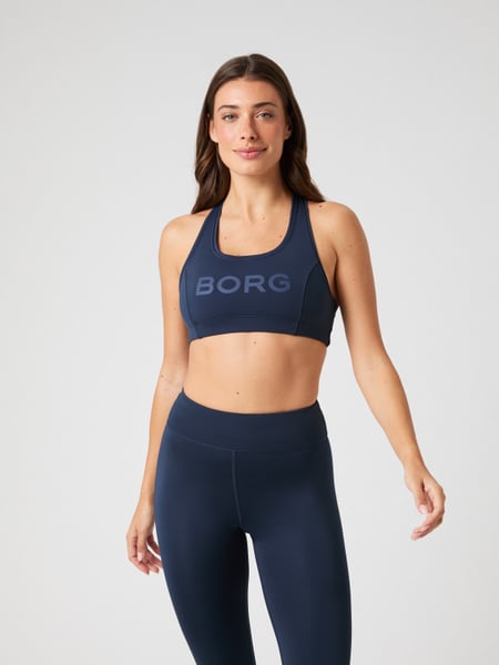 Björn Borg Borg Mid Support Sports Bra Marineblå, L